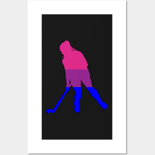 Field Hockey: Bisexual Pride Posters and Art